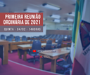 1ª reunião ordinária do exercício de 2021 - 15° legislatura