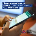 Câmara de Timóteo lança atendimento automático por whatsapp