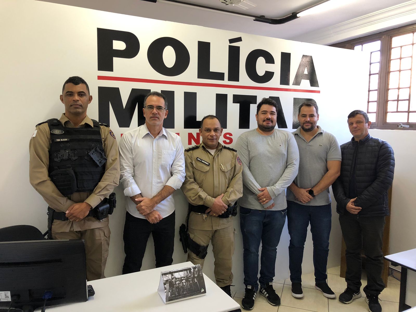 Câmara participa de inauguração de posto da PM