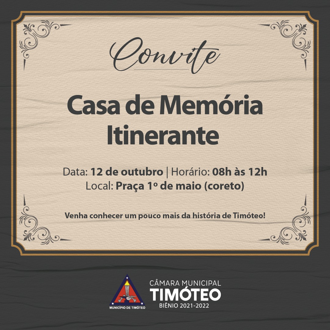 Casa de Memória participa da Festa da Criança, na Praça 01 de Maio