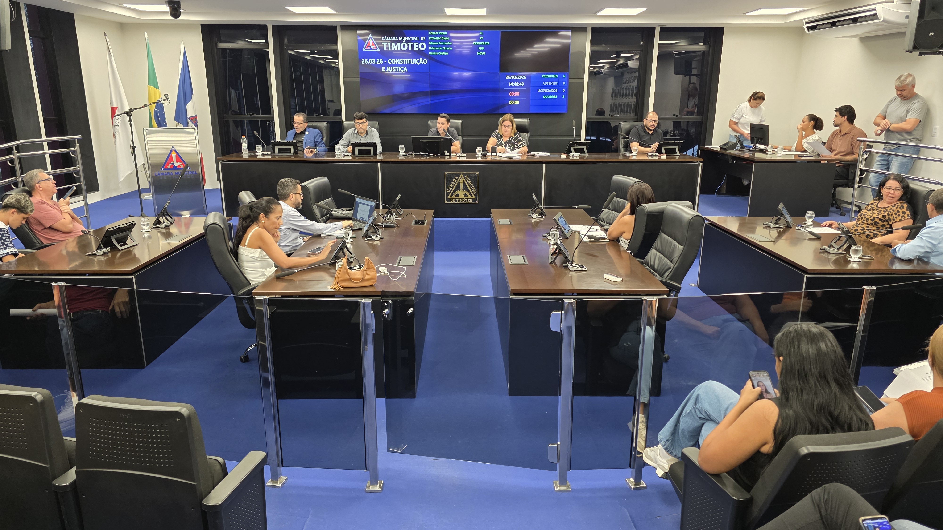 Comissões em Timóteo aprovam regras para registro de ponto 